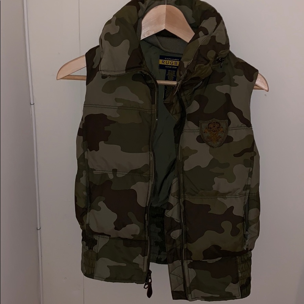 Rugby Camouflage Puffer Vest